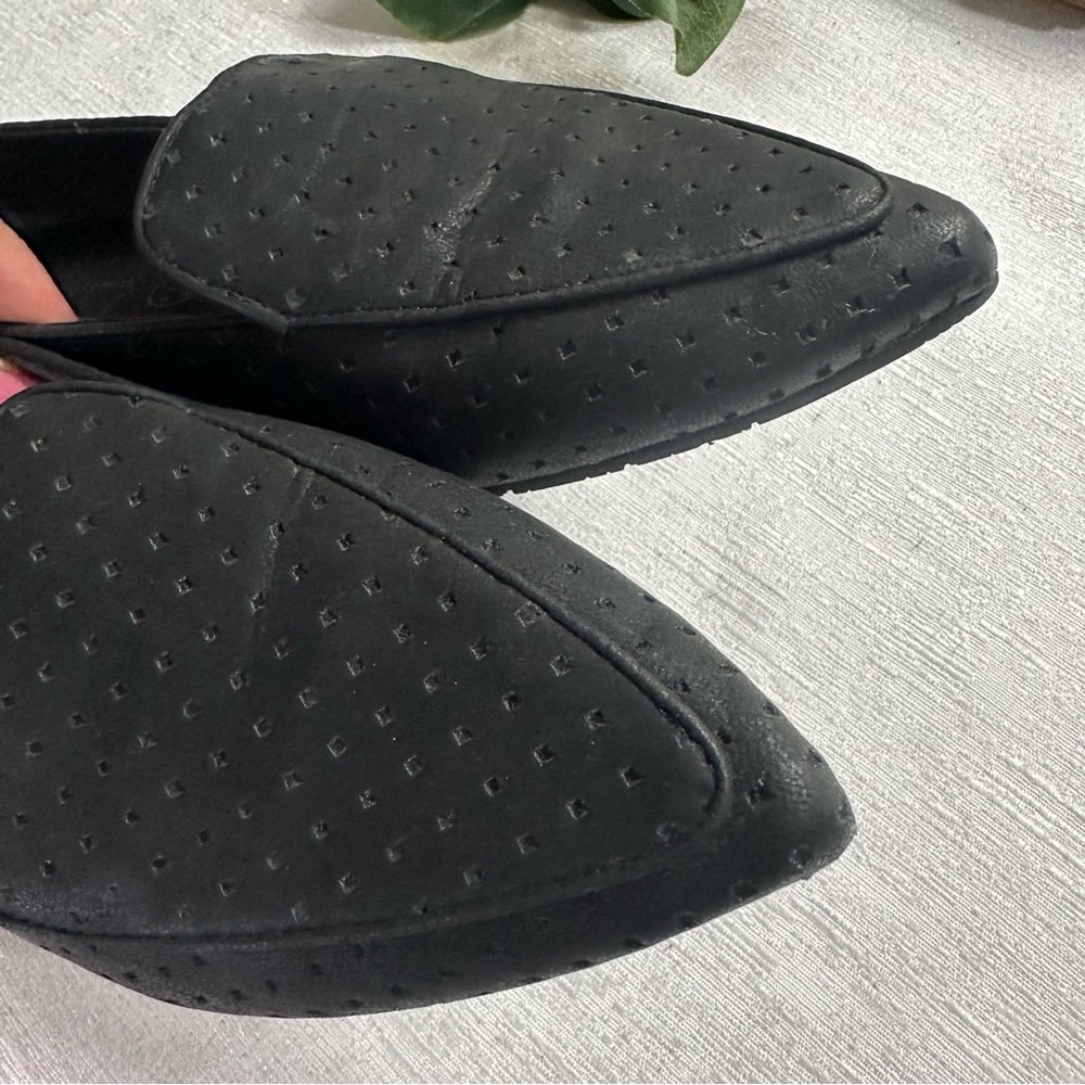 BC Born in California Women’s Black Vegan Pointy Mules Size 6 - Picture 4 of 8